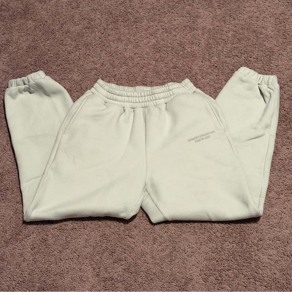 Comfrt Pastel Mint Sweatpants - Picture 2 of 7